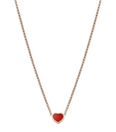 HEART PEDANT CARNELIAN NECKLACE