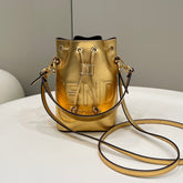 MON TRESOR 18 IN GOLD METALLIC CALFSKIN
