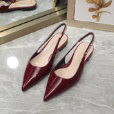 GG Signoria Ballet Flat red wine