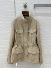 LP CLASSIC STAND-COLLAR LINEN JACKET