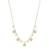ROSE VENTS 5 MOTIF NECKLACE