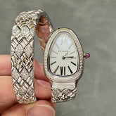 SERPENTI SPIGA 35 SILVER BLACK DIAL