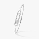 MOVE UNO PAVED FLEX BANGLE DIAMOND BRACELET