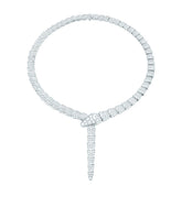 SERPENTI SILVER DIAMOND NECKLACE