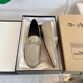 GG LOAFERS MULES BEIGE