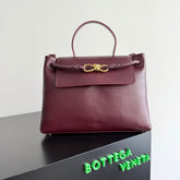 MEDIUM CIAO CIAO 34 IN BURGUNDY CALFSKIN