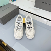 BALENCIAGA 25S SNEAKERS IN WHITE LEATHER