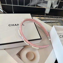 HEADBAND BLUSH PINK SILK 168621