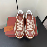 LP 25S TENNIS WALK SNEAKERS IN CHESTNUT CALFSKIN