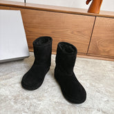 BALENCIAGA 25S ALASKA ANKLE BOOTS IN BLACK SUEDE