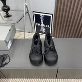 BALENCIAGA 25S ALASKA ANKLE BOOTS HIGH HEEL IN BLACK FABRIC