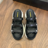 MULES 25S LOGO IN BLACK LAMBSKIN