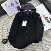 MONCLER 25S REVERSIBLE KNIT JACKET WITH A ROUND NECK 190