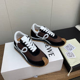 LW FLOW RUNNER SNEAKER BROWN BLACK SUEDE