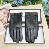 TOUCHSCREEN GLOVES WITH WEB IN BLACK SHEEPSKIN 464982