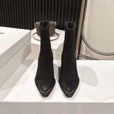 CELINE 25S CHELSEA BOOTS CLASSIC 45MM IN BLACK SUEDE