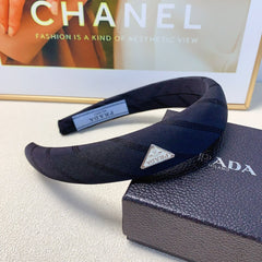 THICH HAIRBAND IN BLACK COTTON 232294