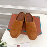 LP 25S MULES IN BURNT ORANGE SUEDE