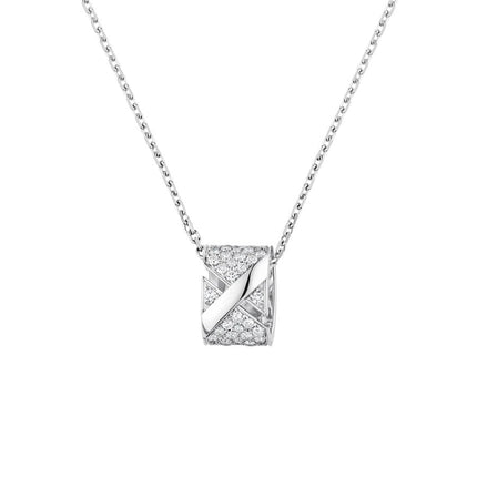 LIENS EVIDENCE DIAMOND PAVED NECKLACE