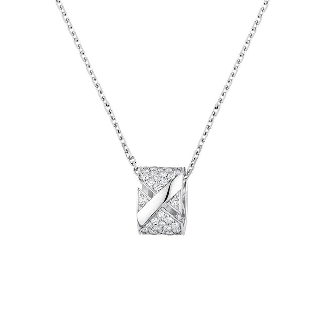 LIENS EVIDENCE DIAMOND PAVED NECKLACE