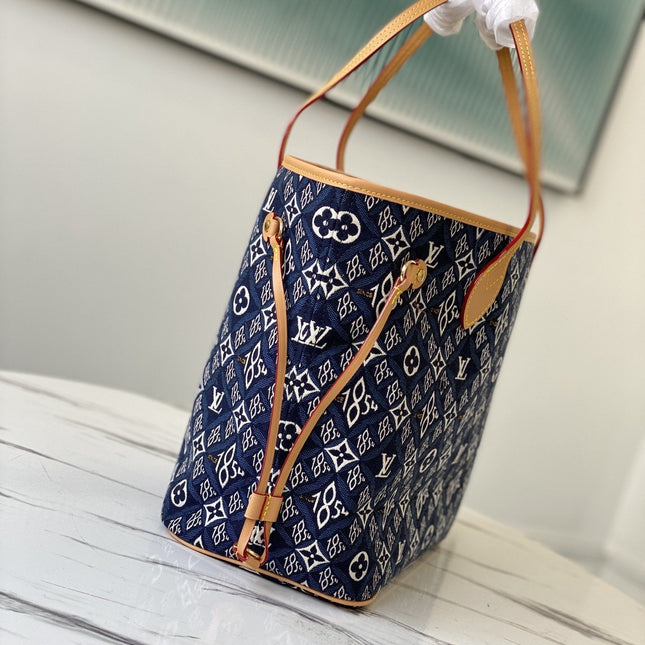 NEVERFULL MM WITH DUSTBAG 1854 MONOGRAM JACQUARD 31CM