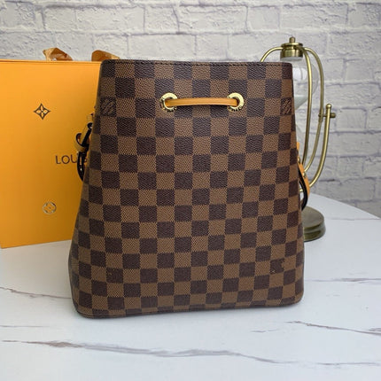 NEO NOE BUCKET BAG 26CM DAMIER EBELE