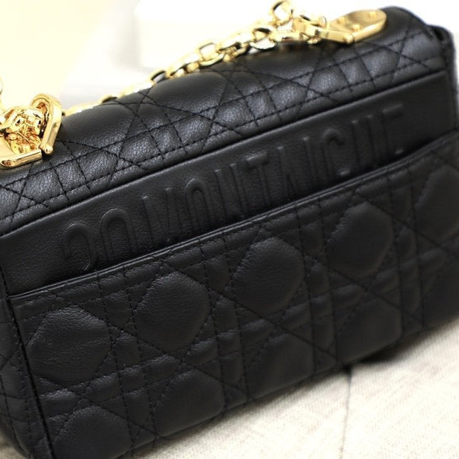 SMALL CARO BAG BALCK SUPPLE CANNAGE CALFSKIN