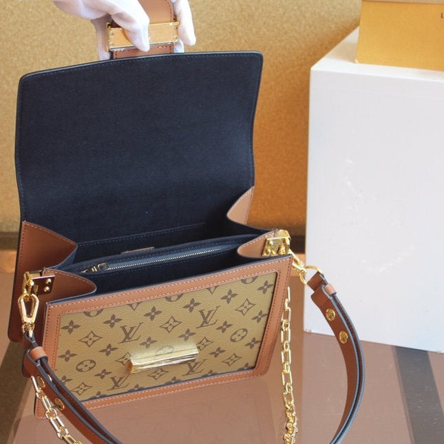 LV DAUPHINE MM 25 MONOGRAM CANVAS