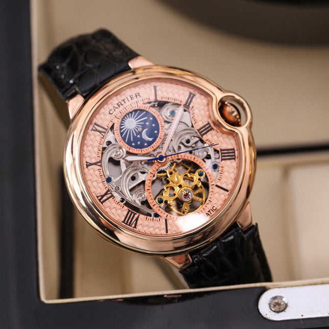 BALLON BLEU 43 SKELETON MOONPHASE TOURBILLON