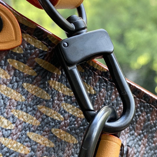 MINI TOTE 25 GIANT DAMIER EBENE