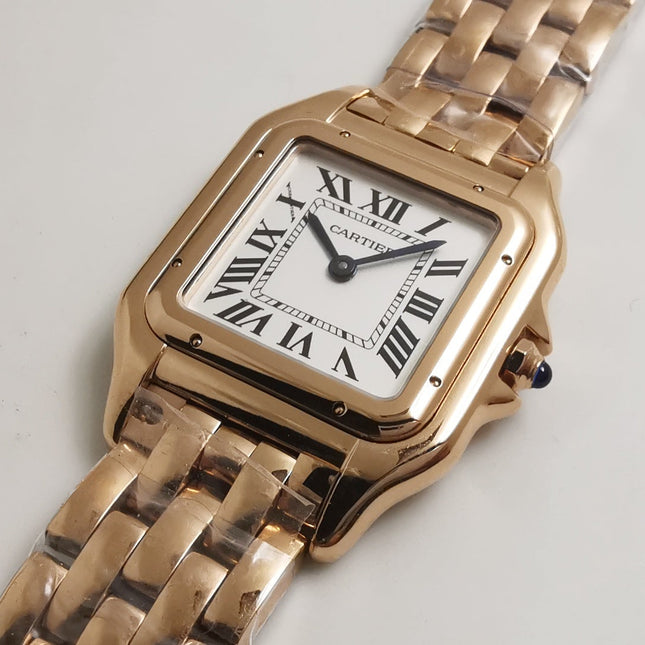 PANTHERE DE CARTIE QUARTZ PINK GOLD CASE