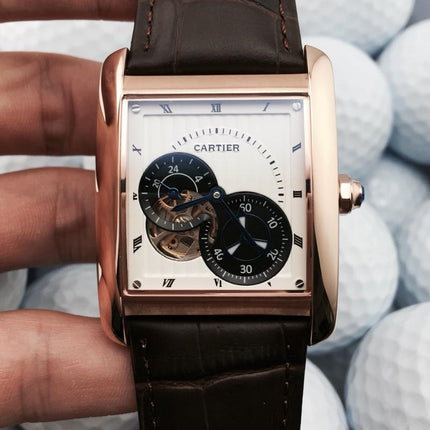 TANK MC TOURBILLON SECOND TIME ROSE GOLD LIMITED EDITION