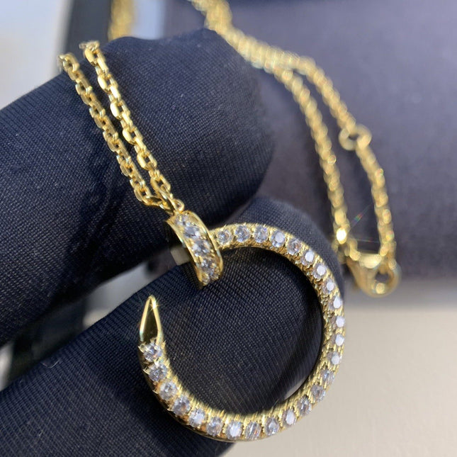 JUSTE NECKLACE 2.2MM GOLD FULL DIAMONDS