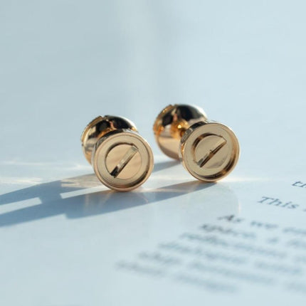 LOVE EARRINGS PINK GOLD 7.2MM