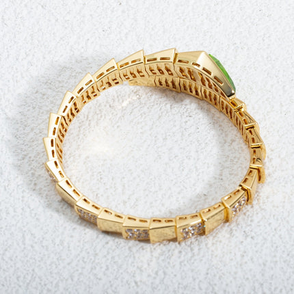 SERPENTI BRACELET 6.8MM GOLD DIAMOND