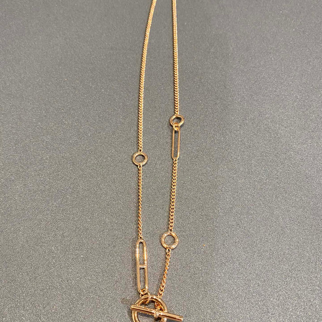 ECHAPPEE PINK GOLD NECKLACE