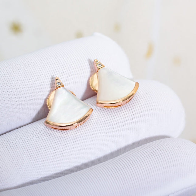 DIVAS DREAM EARRINGS PINK GOLD