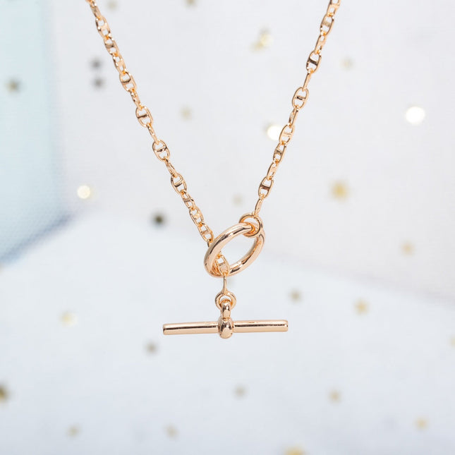 ECHAPEE NECKLACE PINK GOLD