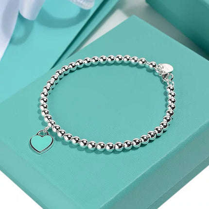 MINI HEART BRACELET SILVER