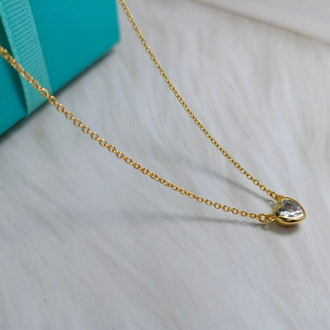 HEART BIG DIAMOND NECKLACE