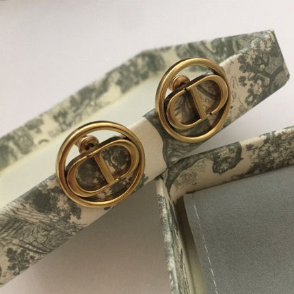 CD EARRINGS ANTIQUE GOLD