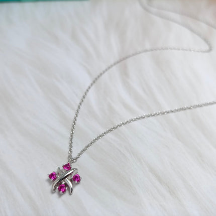 PINWHEEL NECKLACE DIAMOND