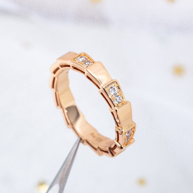 SERPENTI RING PINK GOLD  3MM