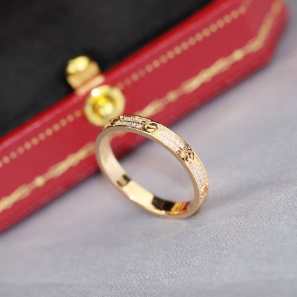 LOVE RING 2.65MM GOLD DIAMOND