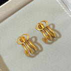 High-Quality Silver Alloy - 14K Gold Plated