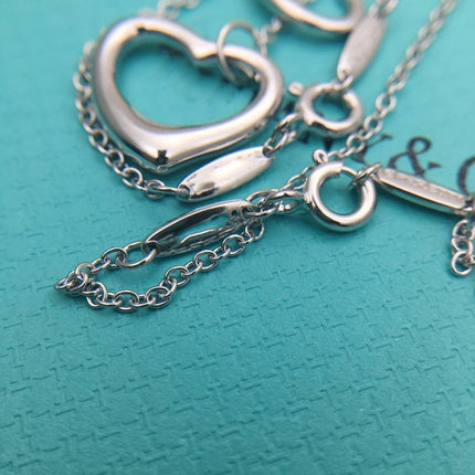 OPEN HEART SILVER NECKLACE