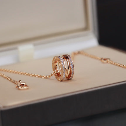 ZERO 1 PINK GOLD NECKLACE