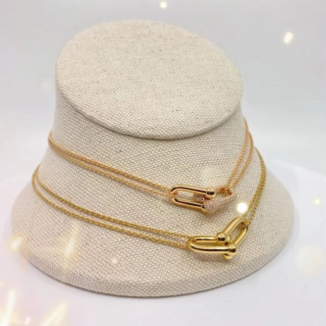 HARDWEAR GOLD DOUBLE LINK NECKLACE