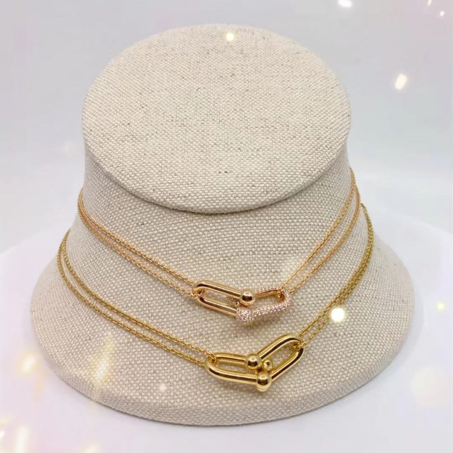 HARDWEAR GOLD DOUBLE LINK NECKLACE