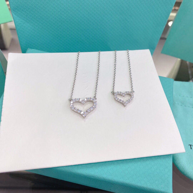 HEART-SHAPED DIAMOND NECKLACE